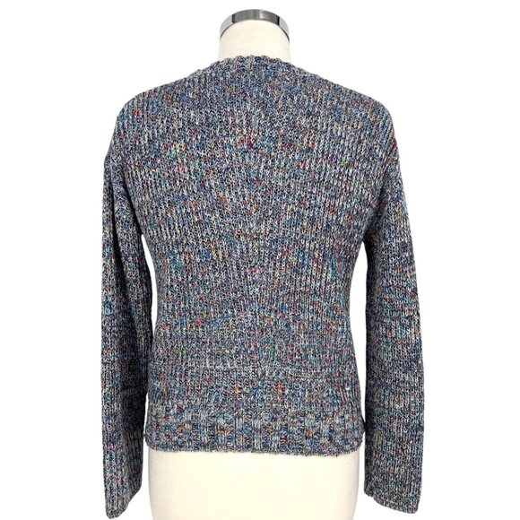 Rails Speckled Blue Elsa Sweater Multicolor Knit Long Sleeve Crewneck Size Small - Picture 7 of 12